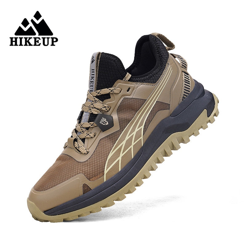 HIKEUP New Mens Hiking Shoes Outdoor Sport Wear-Resistant Climbing and Trekking Shoes