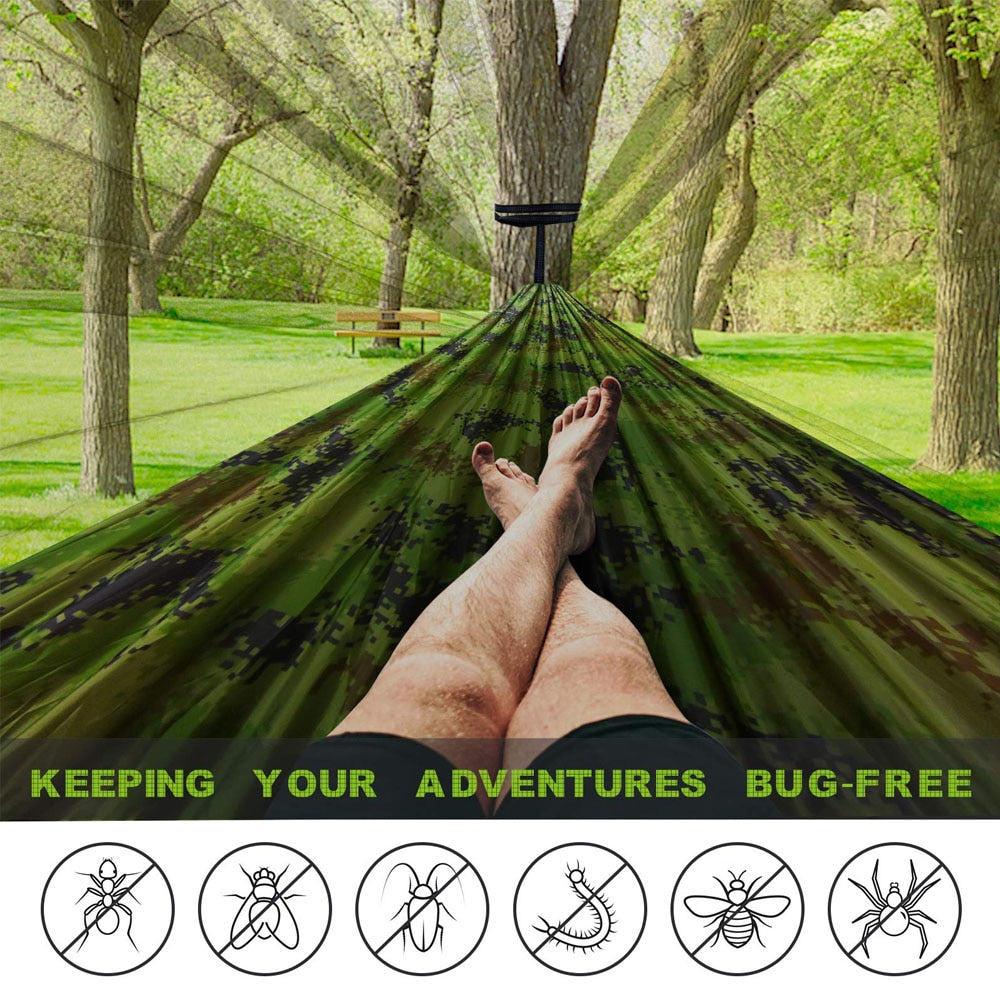 Lightweight Double Person Mosquito Net Hammock