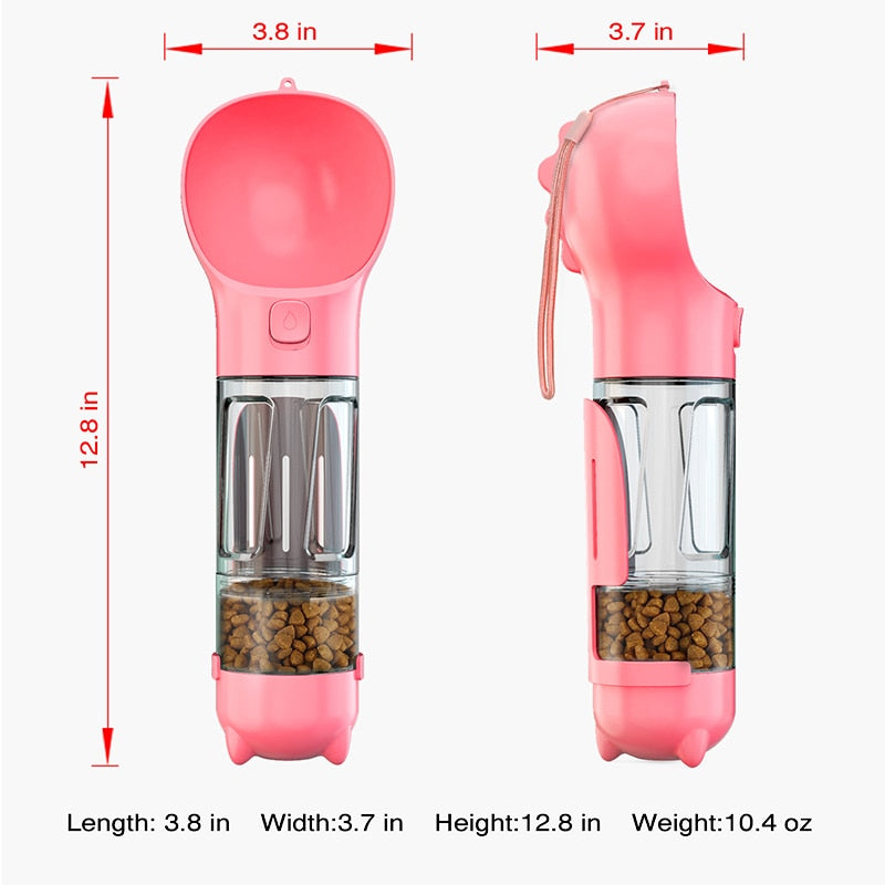 Portable Multifunction dog water bottle