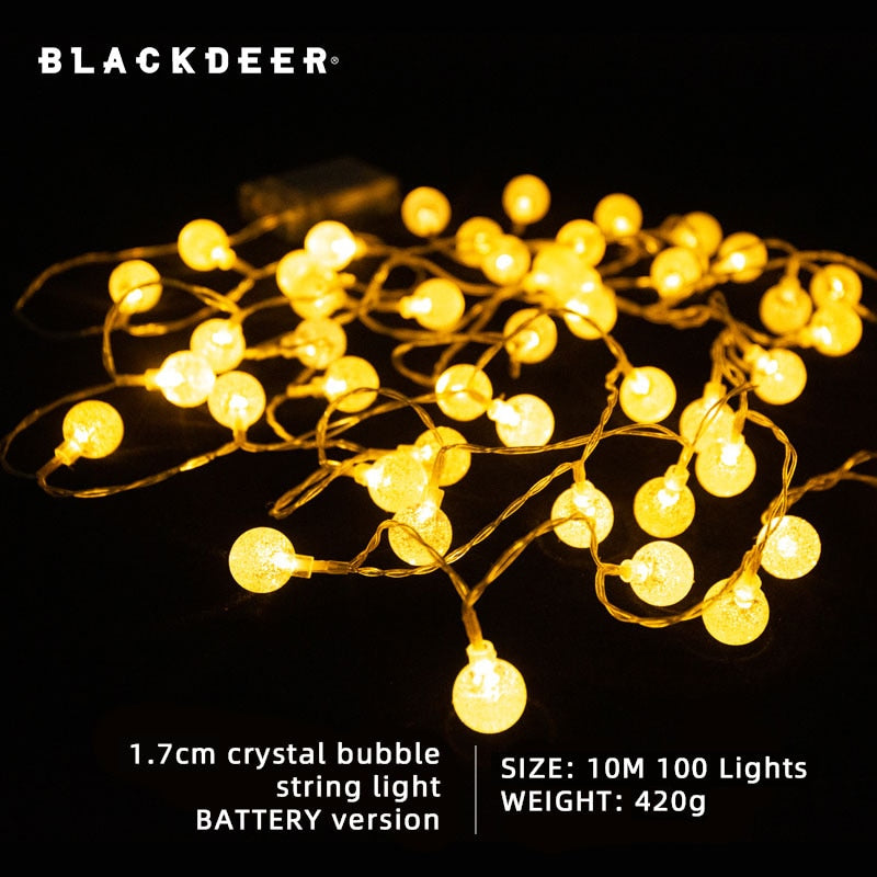 BLACKDEER Solar String Lights