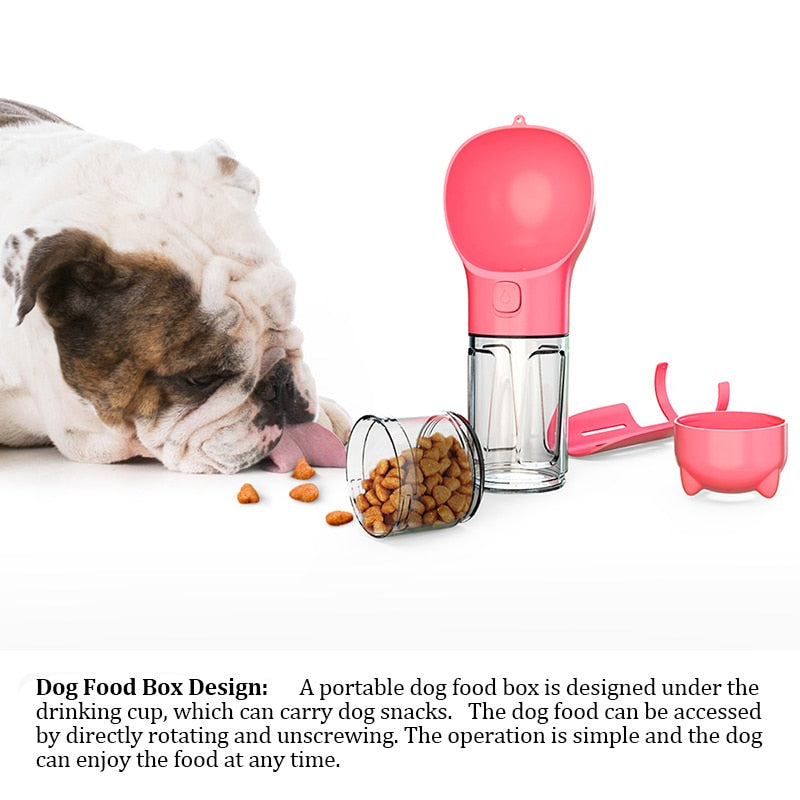 Portable Multifunction dog water bottle