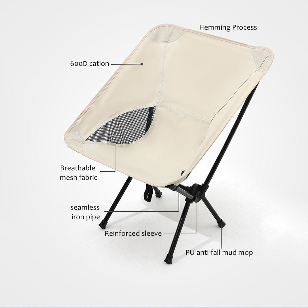 Outdoor Portable Camping Moon Chair
