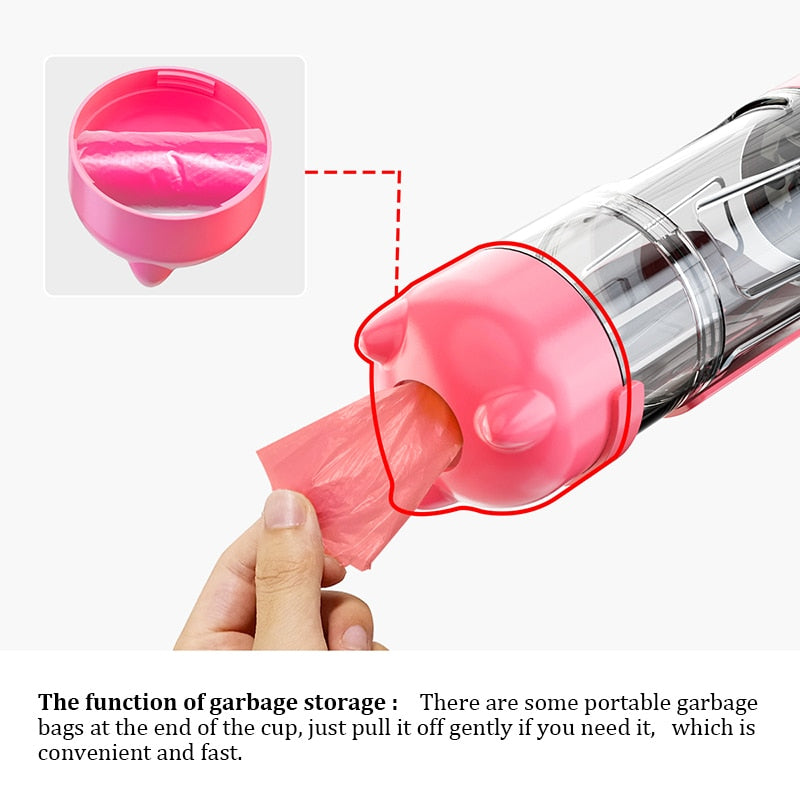 Portable Multifunction dog water bottle