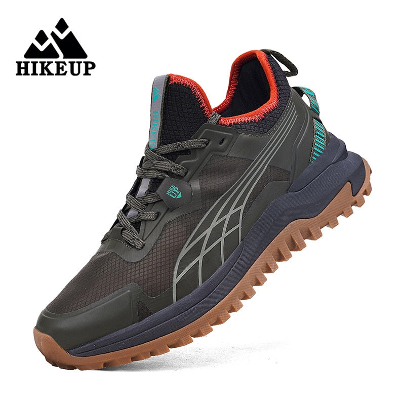 HIKEUP New Mens Hiking Shoes Outdoor Sport Wear-Resistant Climbing and Trekking Shoes